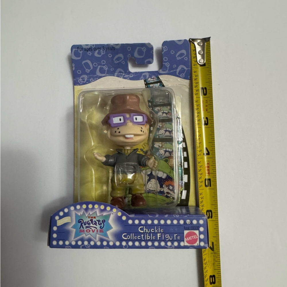 Vintage 1998 Rugrats Movie Chuckie Collectible Figure NIP Mattel Nickelodeon